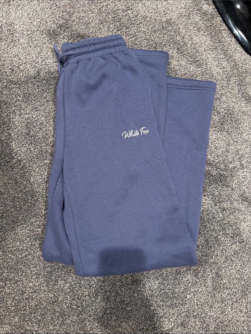 White Fox Boutique Navy Track Joggers